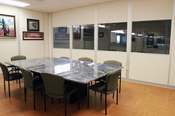 Modular Conference Room with Wood Laminate flooring
