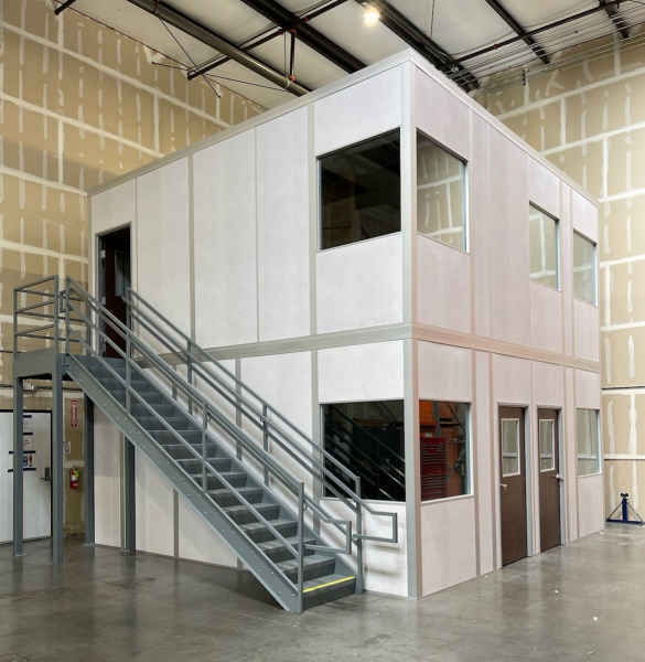 Two Story office system with 4 offices