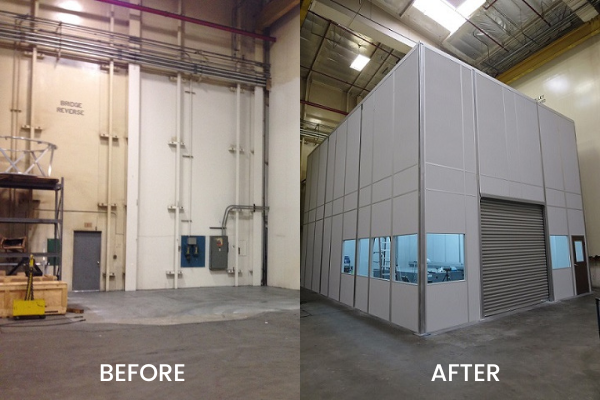 CMM Room Installation Before and After
