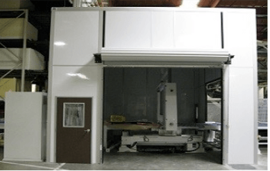 CMM Enclosure with roll up door