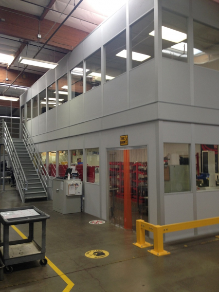 Two story tool room with office above Two Story tool room with office above